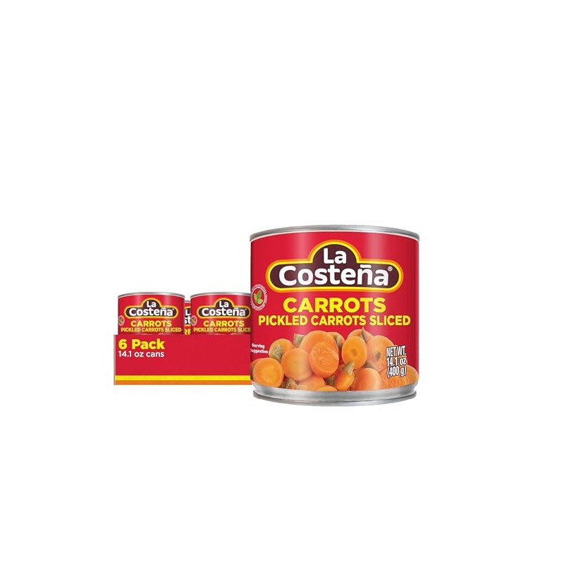 La Costeña Sliced Pickled Carrots with Pickled Jalapenos - Sliced