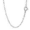 NKlaus Women's Anchor Chain Necklace 925 Silver (38 cm -