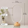 AIEHOUSE Modern Desk lamp LED Wood Table Lamp, Bedroom Bedside