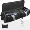 tingroun Telescope Bag with Wheels, 40'' Large Capacity Rolling Telescope