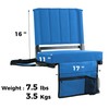 Stadium Seats with Back Support Bleacher Chairs with Back and