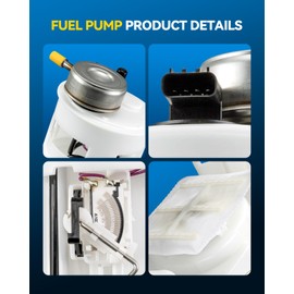 PHILTOP FG0236 Electric Fuel Pump Module Assembly Fit for Ram 1500 1999-2000, Ram 1500 1998 2001 5.9L, Ram 1500 1998 2001 5.2L, Ram 2500 1998-2002 5.9L, Ram 2500 1998-2002 8.0L, Ram 1500 1998 3.9L