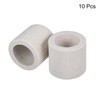 sourcing map Insulated Ceramic Tube 17x25x25mm Heat Insulation Ceramic Tubing