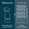 Grove Co. Glass Spray Bottles for Cleaning Solutions, 2-Pack Bundle,