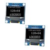 A-DIGISHUO 2Pcs 0.96-Inch I2C OLED Display Module 128x64 Pixel SSD1306