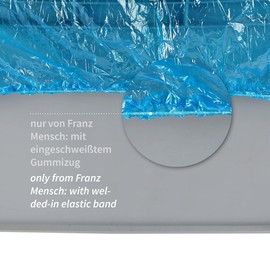FRANZ MENSCH Hygostar Cover Light LDPE Pack of 10 Blue L 125 cm W 105 cm H 25 cm