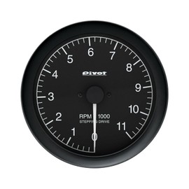 PIVOT GT GAUGE-80 80 Pie Tachometer White Lighting GST-8