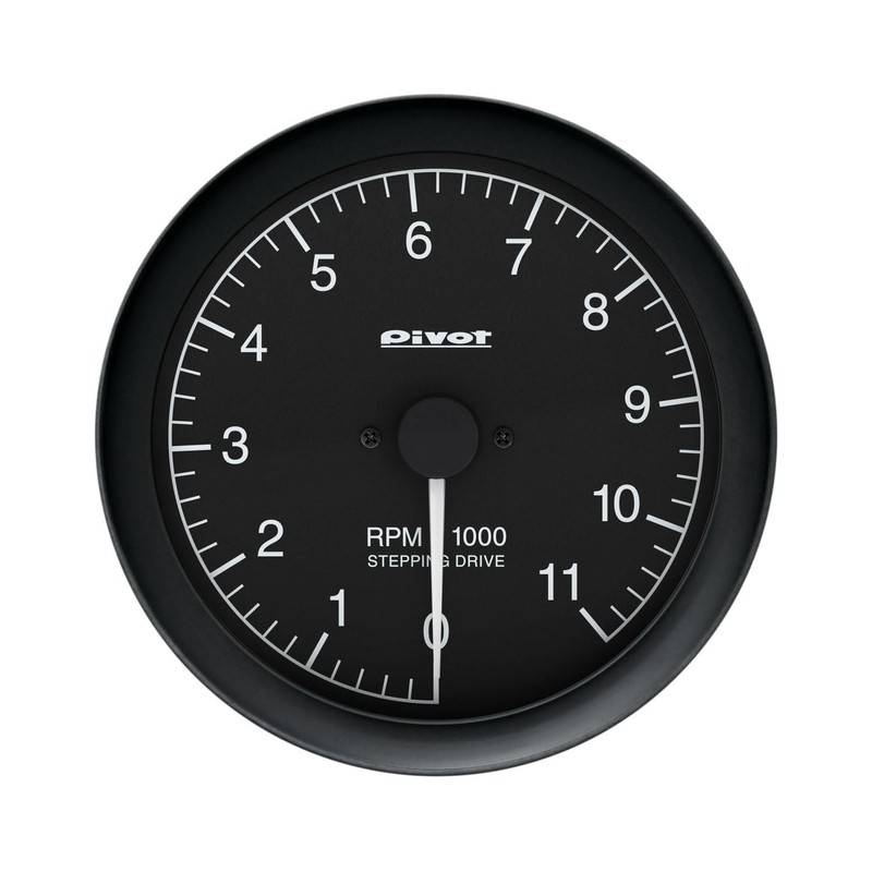 PIVOT GT GAUGE-80 80 Pie Tachometer White Lighting GST-8