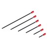 6PCS Bit Extension Bars Hex Socket 6.35mm Extension Bit Holder