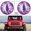 Vyqloren Beast Eyes Headlight Decals, 3D Round Stickers and Decals