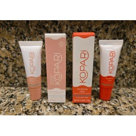 Kopari Lip Glossy BIRTHDAY SUIT & CLEAR GLOSSY Full Sz 0.35 oz EaNew FREE SHIP