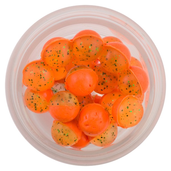 Berkley PowerBait Power Eggs Floating Magnum Angelköder, klar grün-FL. Orange,