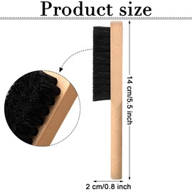 3 cepillos de cerdas suaves de lana, cepillo de terciopelo para muebles con mango de madera, cepillo de manchas, cepillo de tela, cepillo para eliminar manchas, herramienta para limpieza del hogar, alfombras, muebles, suministros de lavandería