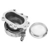 8 Bolt Turbo Downpipe Flange Stainless Steel 2.5in V Band