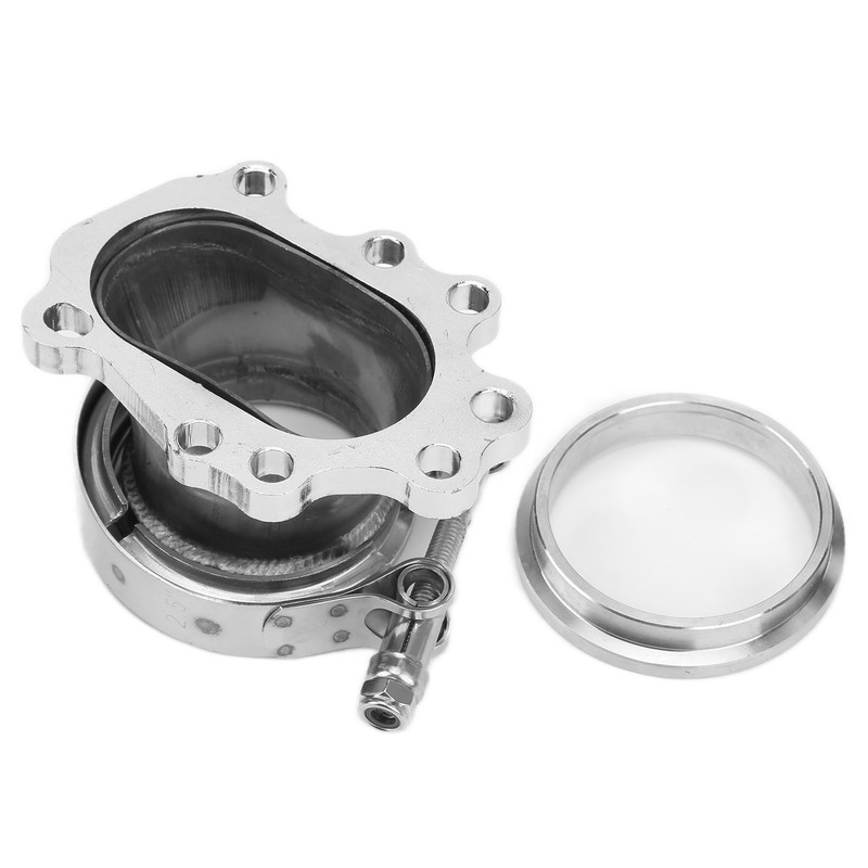 8 Bolt Turbo Downpipe Flange Stainless Steel 2.5in V Band