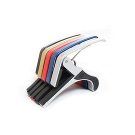 Trigger Capo Electric Guitar Capo in 5 colours - Red, Yellow, Blue, Black and Silver (Blue)
