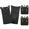 LSYDCARM Oven Mitts, Cute Black Cat Silicone Oven Mitts and