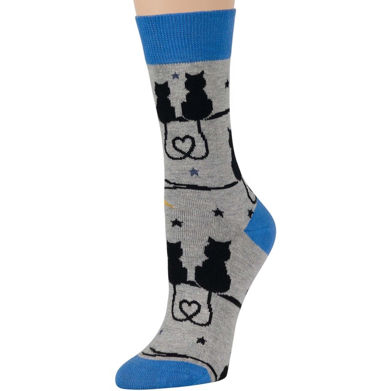 7BIGSTARS KINGDOM Women's Cotton Fun Socks - 4 Pack Medium