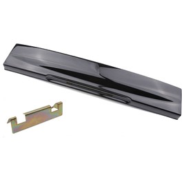 ADVANCE IGNITION Upgraded Rear Tailgate License Plate Shield Handle Metal Bracket Compatible with Ford 02-05 Explorer UA Ebony 2002 2003 2004 2005