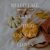 Sweet Water Decor Hello Fall Candle - Cinnamon Apples &