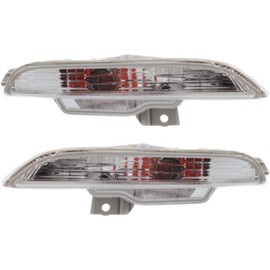 CarLights360: For 2010 Honda Insight Turn Signal Light Assembly Driver and Passenger Side Pair w/Bulbs DOT Certified - Replaces HO2530125 HO2531125