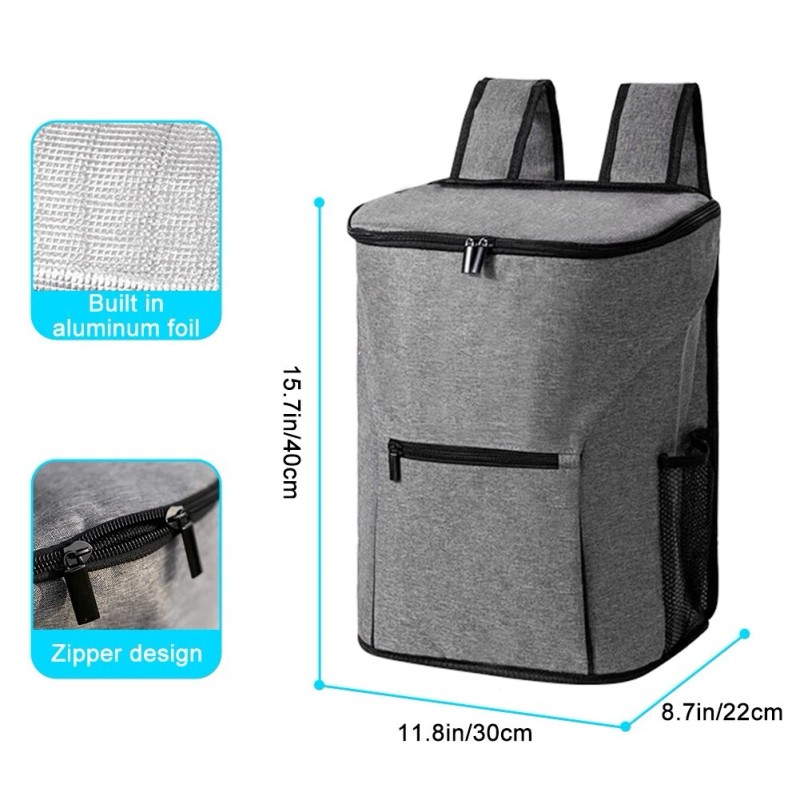 donwell Oxford Cooler Backpack – Leakproof Insulated Bag For Picnic