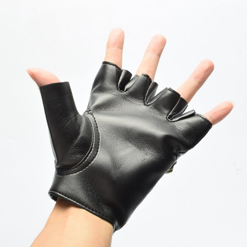 BLESSUME BLESSUME Steampunk Handschuhe Fingerlose Unisex Schwarz