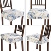 SearchI Stretch Dining Chair Seat Covers Set of 4, Soft
