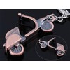 Sportigo ® Scooter Keyring / Scooter in Bronze / Retro