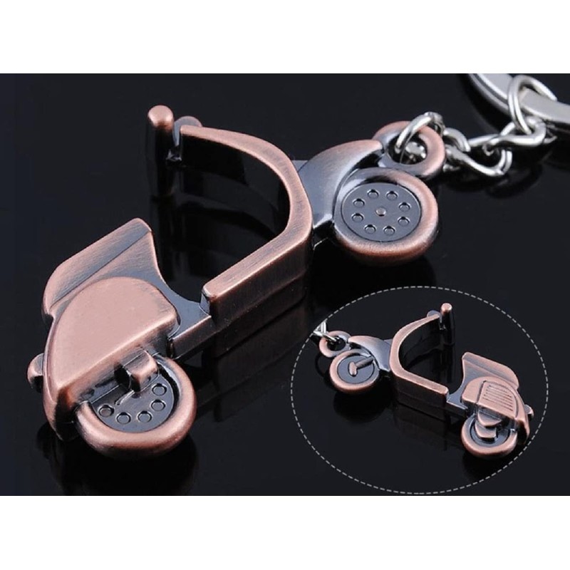 Sportigo ® Scooter Keyring / Scooter in Bronze / Retro