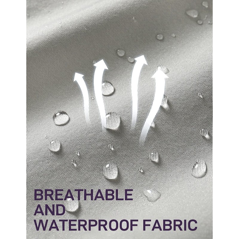chamarra impermeable ligera cortavientos para hombre con capucha extraíble, Azul