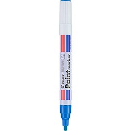Pilot Marcador Permanente Paint Marker, Punta De Bala, Tinta Color Azul, Blíster Con 1 Pieza