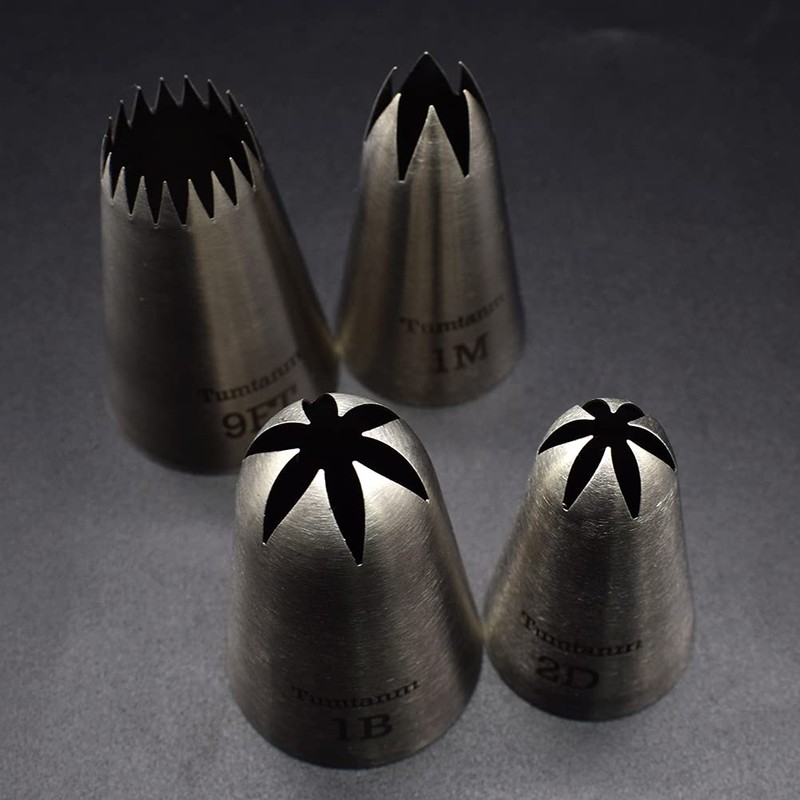 Tumtanm Extra Large Piping Nozzles, 1M 1B 2D# 9FT Seamless