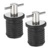 PATIKIL 1" Boat Drain Plug 2pcs T Handle Stainless Steel
