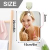 JUNEBRUSHS 2 Pack Medium Mirror for Shaving (6 × 8