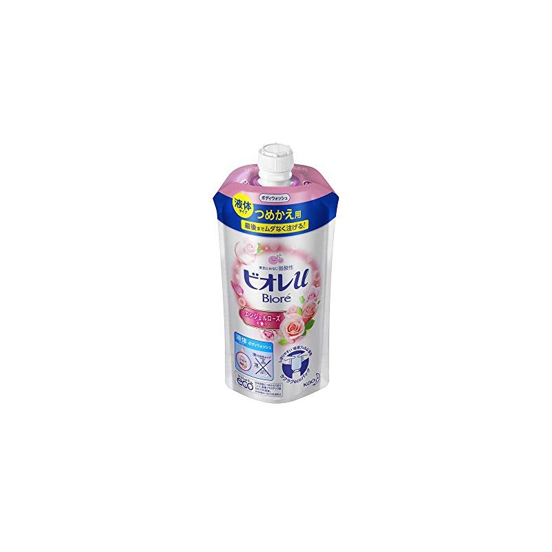 Kao Biore Angel Rose Refill, 11.5 fl oz (340 ml)