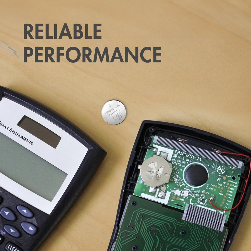 Tenergy CR1616 3V Lithium Cell Battery, for Keys, Handheld Game