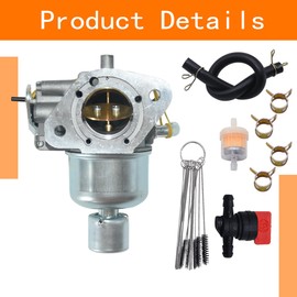 FINDCARB 16 853 21-S Carburetor Fit for Kohler KT730 KT735 KT740 KT745 7000 Series Engine Carb Replace 32-853-67-S 32-853-63S with Air Filter Oil Filter Kit