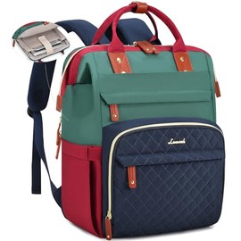 LOVEVOOK Laptop Backpack for Women, 15.6'' Waterproof Nurse Bag Teacher Work Backpack Purse for Women, Travel Computer Backpack for College Office Business Ladies