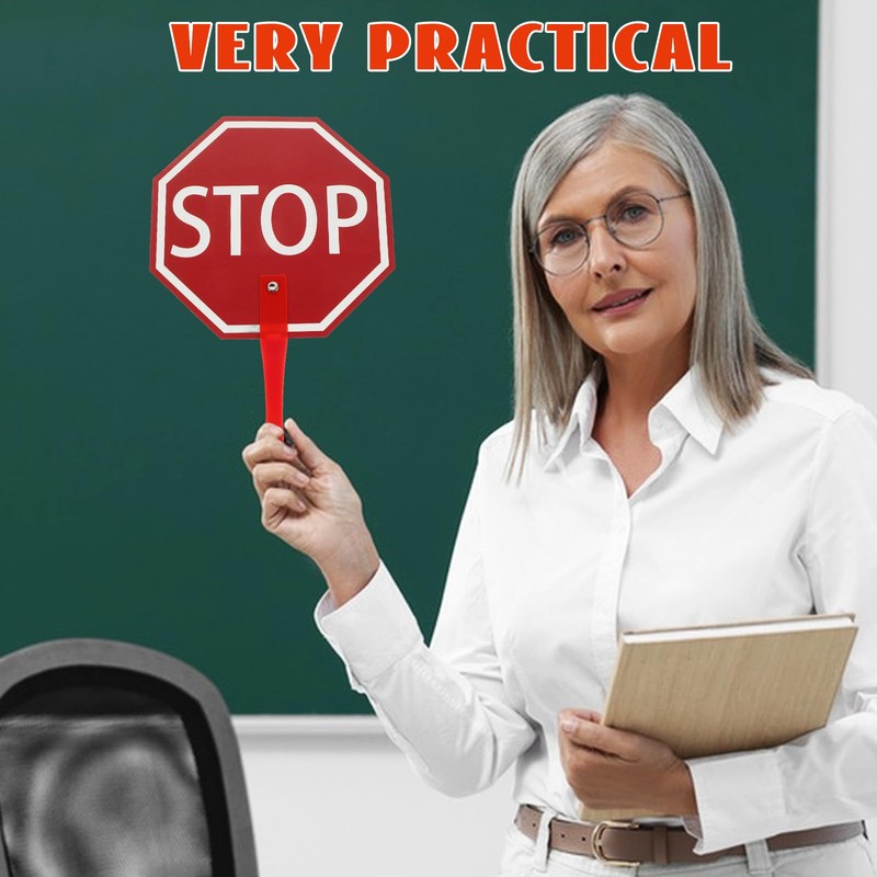 VICASKY Large Quantity Supplies For The Classroom Hand Stop Sign