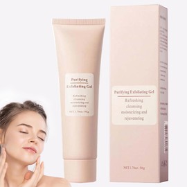 Purifying Exfoliating Gel, Purifying Exfoliating Gel Cream, Face and Body Exfoliating Scrub Gel for Face and Body