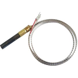 750mv Thermocouple for Heat Glo Heatilator,Fireplace Thermopile Replacement Fireplace&Stove Accessories for Fire Gas Stoves Heat&Glo Gas Stoves Oven Water Heater&Frying Furnace (36", Aluminum)