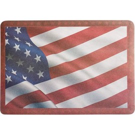 American Flag Paper Placemats for Dining Table – Disposable Color Table Mats Great for Parties 10"x14" (American Flag) 50ct