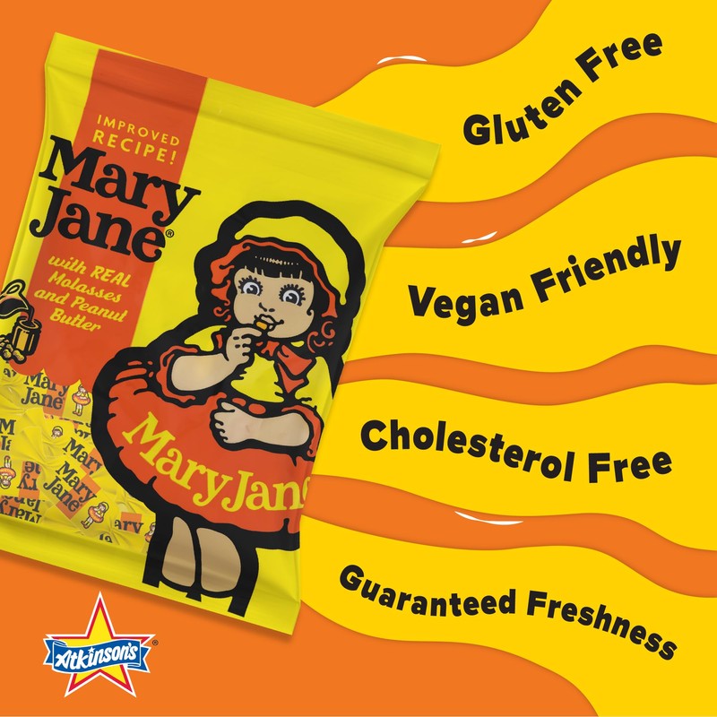 Mary Jane Taffy Candy, 3 Ounce Bag