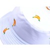 Agshcqi Bucket Hats Embroidered Banana Hat Fruit Sunhat Double-Sided Fisherman