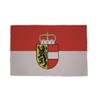 U24 Brillenputztuch Salzburg Fahne Flagge Glasreinigungstuch Microfasertuch