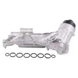NewYall Engine Oil Cooler Filter Housing Assembly w/Filter Gasket for Aveo Aveo5 2009-2011 Cruze 2011-2015 Cruze Limited 2016 Sonic 2012-2017 Pontiac G3 Wave 2009 Saturn Astra 2008-2009 1.6 1.8