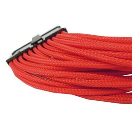 Red Braided 24-pin ATX Extension