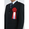 Ceremony Ribbon Insignia Chest Medium Ribbon Rose Sauce with Clip