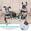 SlowTon Dog Seat Belt, Double Dog Seatbelt Adjustable Vehicle Safety